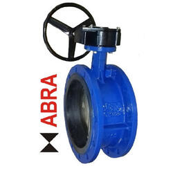 Затвор поворотный фланцевый ABRA-BUV-FL226D125G Ду125 Ру10/16 с редуктором